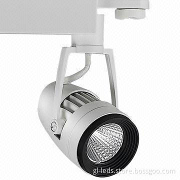 6-inch 30W Aluminum Alloy COB LED Track Light with 100-240V AC Input Voltage, IP20 IP Rate